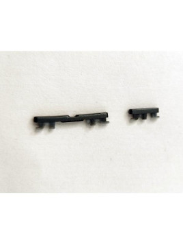 Set de 2 botones laterales azules para Motorola Moto G85 5G XT2427-3 calidad premium