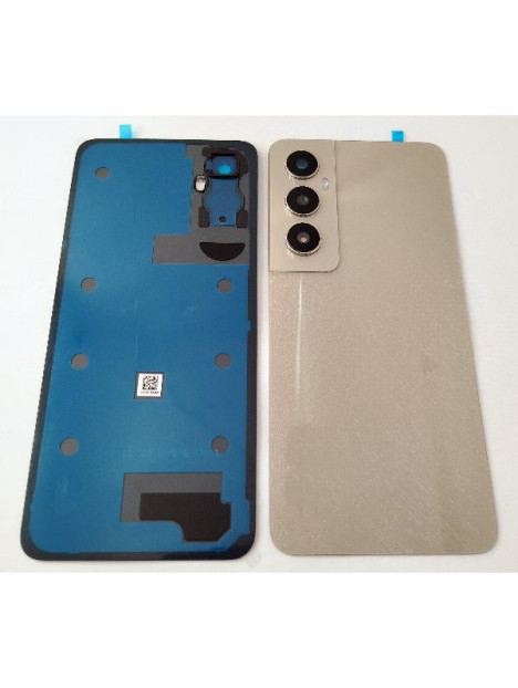 Tapa trasera o tapa bateria dorada para Realme C65 4G RMX3910 con cubierta de camara