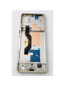 Pantalla lcd para Motorola Edge 50 Pro mas tactil negro con marco plata calidad premium