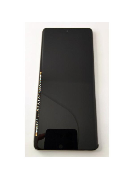 Pantalla lcd para Motorola Edge 50 Pro mas tactil negro con marco plata calidad premium