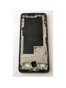 Carcasa o marco central negro con piezas pequeñas para Motorola Moto Edge 50 Neo