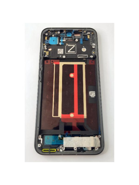 Pantalla lcd para Oppo Reno 13 5G CPH2689 mas tactil negro con marco negro calidad premium