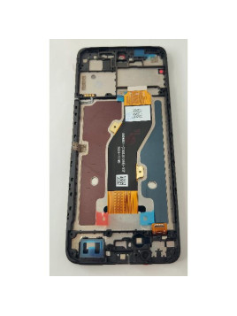 Pantalla lcd para ZTE Blade A75 4G mas tactil negro con marco negro compatible