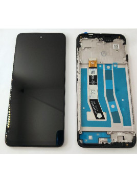 Pantalla lcd para Motorola Moto G55 5G mas tactil negro con marco negro calidad premium