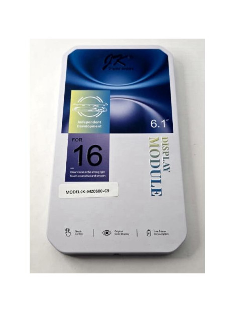 Pantalla LCD INCELL iPhone 16 A3081 JK FHD mas tactil negro