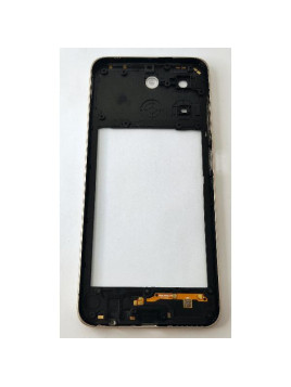 Carcasa o marco central naranja para ZTE Blade A55