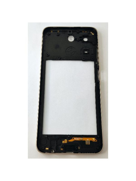 Carcasa o marco central naranja para ZTE Blade A55