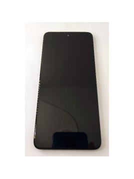 Pantalla lcd para Motorola Moto G05 mas tactil negro con marco negro calidad premium