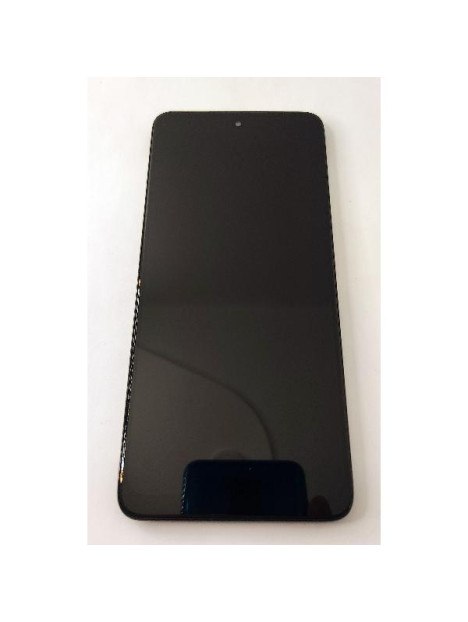 Pantalla lcd para Motorola Moto G05 mas tactil negro con marco negro calidad premium