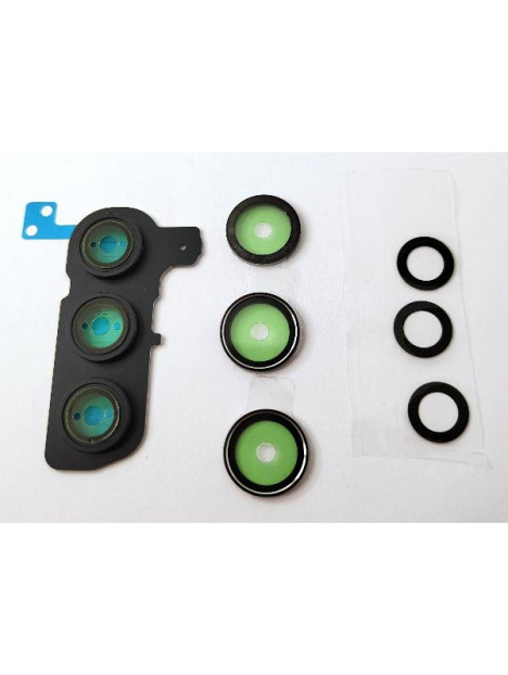 Cristal de camara para Samsung Galaxy S25 5G S931 con marco negro calidad premium