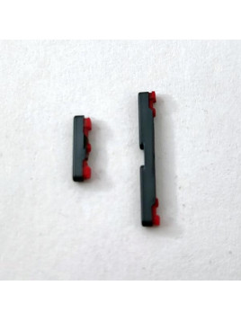 Set de 2 botones laterales negros para Motorola Moto Edge 50 Neo calidad premium