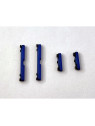 Set de 2 botones laterales azules para Motorola Moto Edge 50 Neo calidad premium
