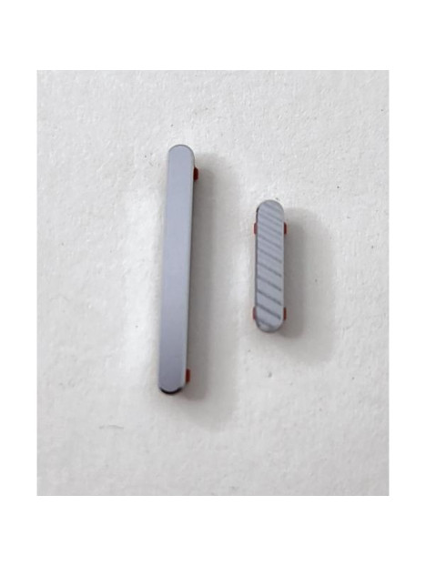 Set de 2 botones laterales azules para Xiaomi 14T calidad premium