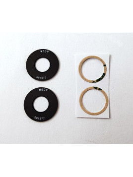 Set de 2 cristales de camara para Motorola Moto G05 calidad premium