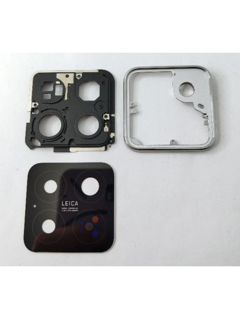 Cristal de camara para Xiaomi 15 5G con marco plata calidad premium