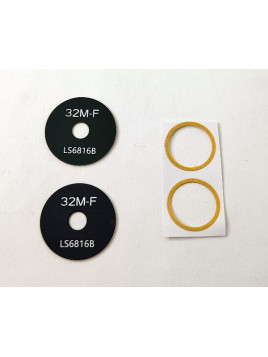 Set de 2 cristales de camara para Realme Note 60 4G calidad premium