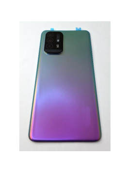 Tapa trasera o tapa bateria azul para Oppo A94 5G CPH2211 con cubierta de camara