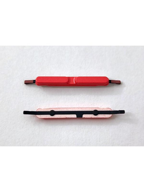 Boton volumen rojo para Motorola Moto G35 5G calidad premium