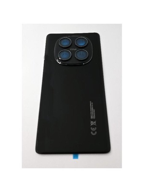 Tapa trasera o tapa bateria negra para Xiaomi Redmi Note 14 Pro 4G con cubierta de camara