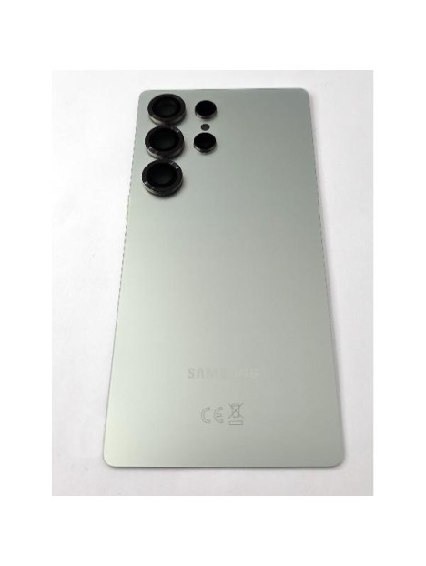 Tapa trasera o tapa bateria verde jade Samsung Galaxy S25 Ultra 5G S938 cubierta de camara GH82-36353E Service Pack