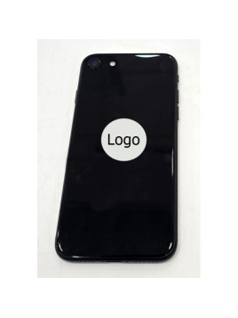 Tapa trasera o tapa bateria negro medianoche para iPhone SE 2022 con carcasa central Remanufacturada Grado A