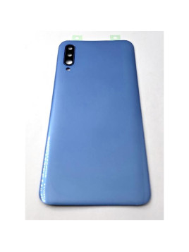 Tapa trasera o tapa bateria azul para Samsung Galaxy A50 A505 con cubierta de camara
