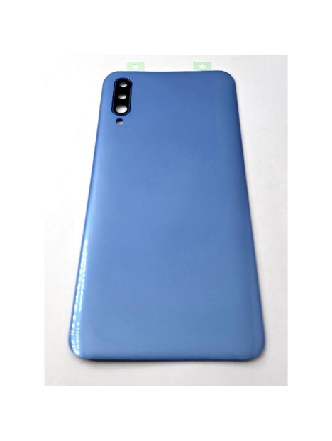 Tapa trasera o tapa bateria azul para Samsung Galaxy A50 A505 con cubierta de camara