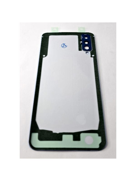 Tapa trasera o tapa bateria azul para Samsung Galaxy A50 A505 con cubierta de camara