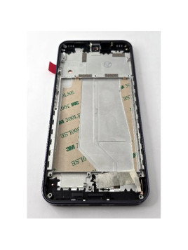 Pantalla lcd para Oukitel P1 mas tactil negro con marco morado calidad premium