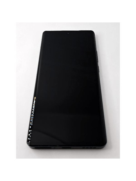 Pantalla lcd para Realme GT5 Pro mas tactil negro con marco negro calidad Oled