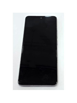 Pantalla lcd para Xiaomi 14T Pro mas tactil negro con marco dorado compatible TFT