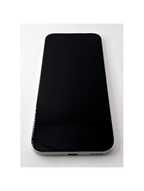 Pantalla lcd para Huawei Honor X8C mas tactil negro con marco azul calidad premium