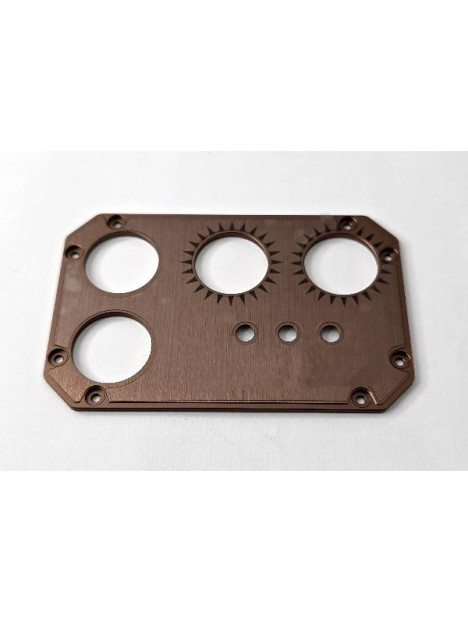 Marco de camara marron para Oukitel IIIF150 Raptor calidad premium