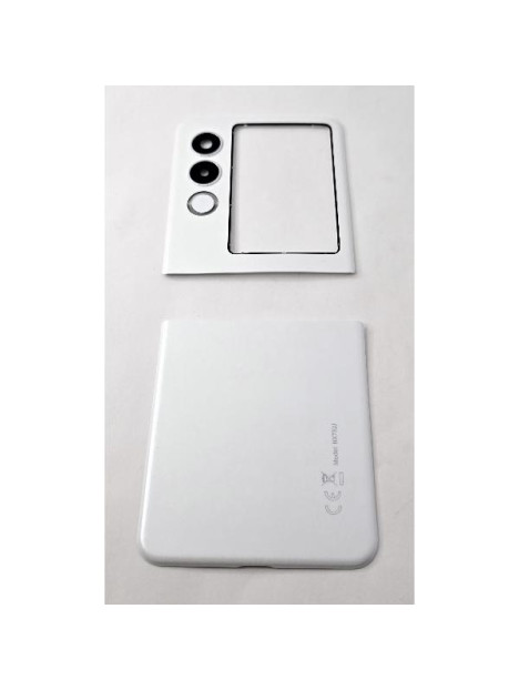 Tapa trasera o tapa bateria blanca para ZTE Nubia Flip 2 5G