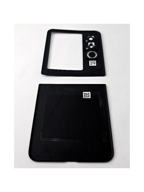 Tapa trasera o tapa bateria negra para ZTE Nubia Flip 2 5G