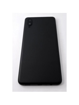 Tapa trasera o tapa bateria negra para Samsung Galaxy A02 A022