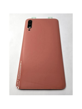 Tapa trasera o tapa bateria naranja para Samsung Galaxy A70 A705 con cubierta de camara