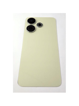 Tapa trasera o tapa bateria dorada para Xiaomi Redmi 13 con cubierta de camara