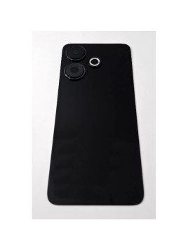 Tapa trasera o tapa bateria negra para Xiaomi Redmi 13 con cubierta de camara