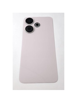 Tapa trasera o tapa bateria rosa para Xiaomi Redmi 13 con cubierta de camara