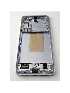 Pantalla lcd para Samsung Galaxy S24 Plus 5G mas tactil negro con marco azul GH82-33410F Service Pack