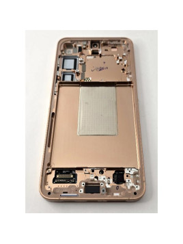 Pantalla lcd para Samsung Galaxy S24 Plus 5G mas tactil negro con marco naranja GH82-33410G Service Pack