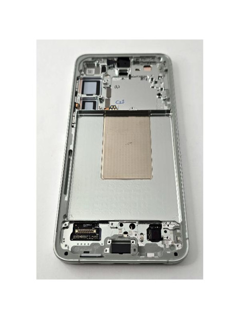 Pantalla lcd para Samsung Galaxy S24 Plus 5G mas tactil negro con marco verde GH82-33410E Service Pack