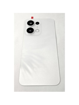 Tapa trasera o tapa bateria plata para Oppo Reno 13 5G CPH2689 con cubierta de camara