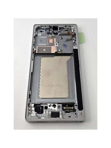 Pantalla lcd para Samsung Galaxy S25 Ultra 5G S938 tactil negro marco plata ensamblado GH82-36387C Service Pack