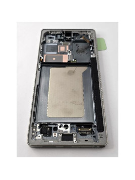 Pantalla lcd Samsung Galaxy S25 Ultra 5G S938 tactil negro marco plata titanio ensamblado GH82-36387A Service Pack