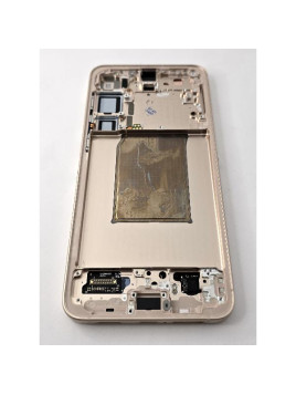 Pantalla lcd para Samsung Galaxy S25 Plus 5G S936 tactil negro marco rosa ensamblado GH82-36368F Service Pack