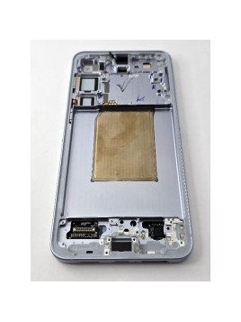 Pantalla lcd para Samsung Galaxy S25 Plus 5G S936 tactil negro marco azul claro ensamblado GH82-36368C Service Pack