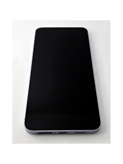 Pantalla lcd para Samsung Galaxy S25 Plus 5G S936 tactil negro marco azul claro ensamblado GH82-36368C Service Pack