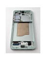 Pantalla lcd para Samsung Galaxy S25 5G S931 mas tactil negro marco verde ensamblado GH82-36387B Service Pack